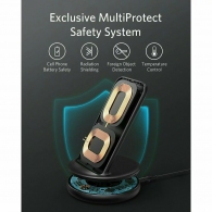 Incarcator universal wireless Anker PowerWave II Stand / 15W / Multiprotect Safety System / Black thumbnav 7
