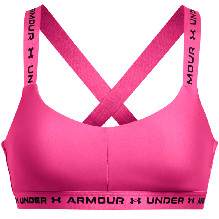 Bra sportive Under Armour UA Crossback Low / Femei / L / Roz photo 1 Bra sportive Under Armour UA Crossback Low / Femei / L / Roz photo 1