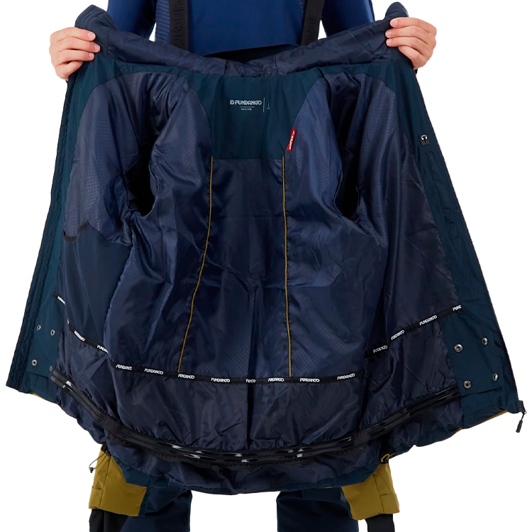 Geacă pt Barbati Fundango Fairfield Padded Jacket S Albastru photo 3