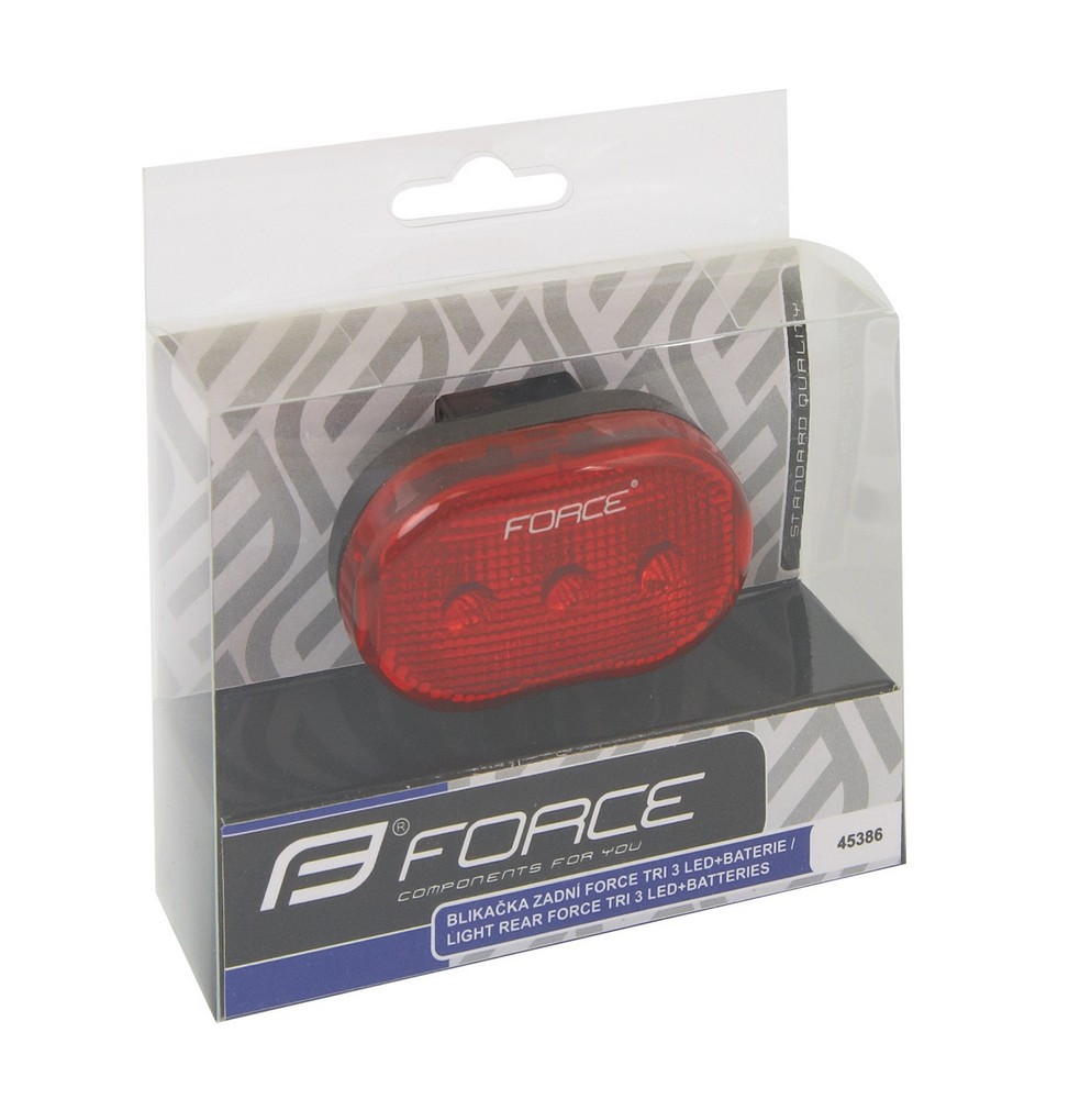 Fara spate Force TRI 3LM 3 LED, battery photo 4