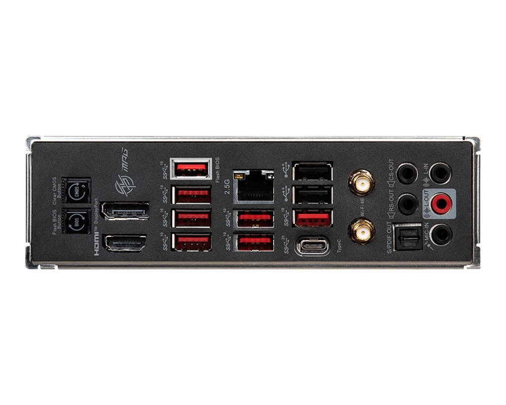 MSI MPG B650 CARBON WIFI, Socket AM5, 19Phases, AMD B650, Dual 4xDDR5-7800, APU AMD graphics, 1xHDMI, 1xDP, 2xPCIe4.0 X16, 6xSATA3, RAID, 4xM.2PCIe 5.0, 1xPCIeX1, ALC4080 HDA/SPDIF, 1x2.5GbE LAN, WiFi6E/BT, 1xUSB-C 3.2Gen2x2, 8xUSB 3.2 Gen2(7A+1C), 2xUSB3 photo 4