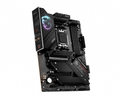 MSI MPG B650 CARBON WIFI, Socket AM5, 19Phases, AMD B650, Dual 4xDDR5-7800, APU AMD graphics, 1xHDMI, 1xDP, 2xPCIe4.0 X16, 6xSATA3, RAID, 4xM.2PCIe 5.0, 1xPCIeX1, ALC4080 HDA/SPDIF, 1x2.5GbE LAN, WiFi6E/BT, 1xUSB-C 3.2Gen2x2, 8xUSB 3.2 Gen2(7A+1C), 2xUSB3 thumbnav 3