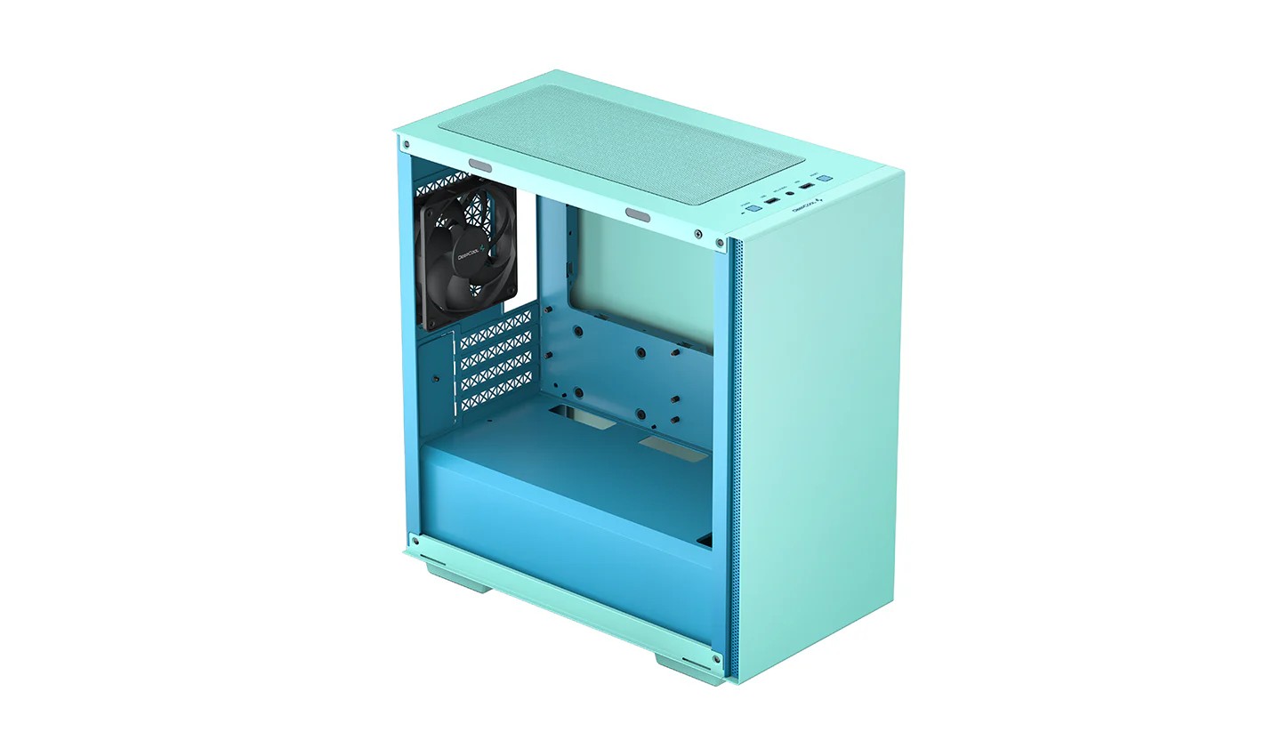 Carcasa DEEPCOOL MACUBE 110 GREEN / w/oPSU / Side-Window / 1x 120mm fan / ATX / Green photo 3