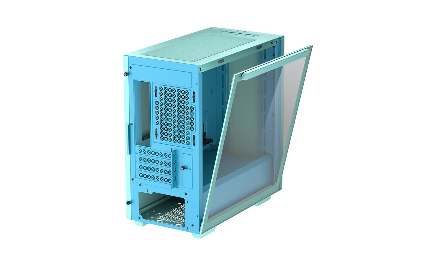 Carcasa DEEPCOOL MACUBE 110 GREEN / w/oPSU / Side-Window / 1x 120mm fan / ATX / Green photo 7