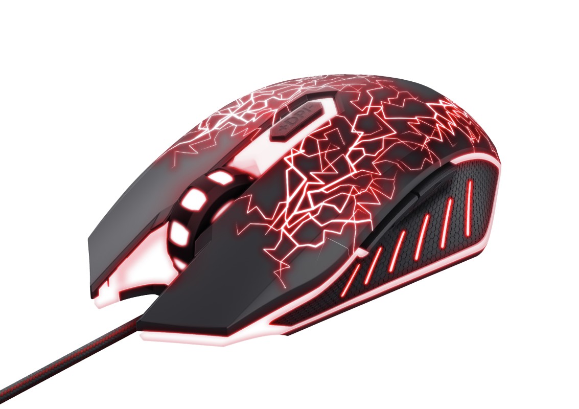 Mouse LED Trust GXT105X IZZA / USB / 4000dpi / 6 buttons photo 3