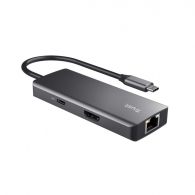 Adaptor Multiport Trust Dalyx/ USB-C/ 2xUSB-A/ 2xUSB-C/ HDMI/ RJ45/ SD thumbnav 4