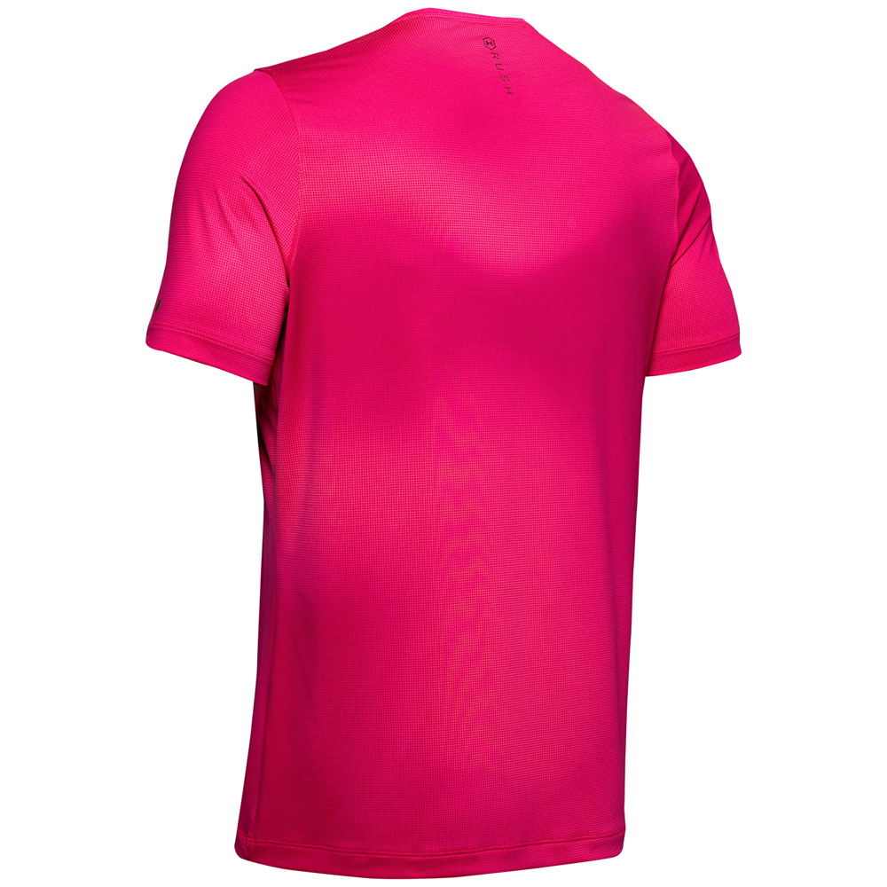 Футболка мужская Under Armour UA HG RUSH FITTED SS PRINTED L Розовый photo 3