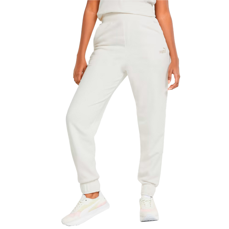 Брюки Puma ESS+ Embroidery High-Waist Pants FL XS Бежевый Женский photo 2