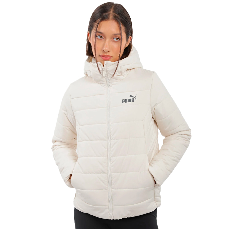 Scurta Puma ESS Hooded Padded Jacket XS Bej Femei photo 3