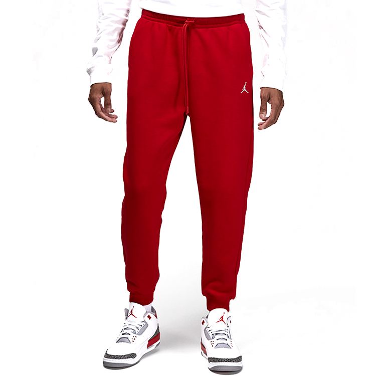 Брюки Nike M J ESS FLC PANT M Красный Мужской photo 2
