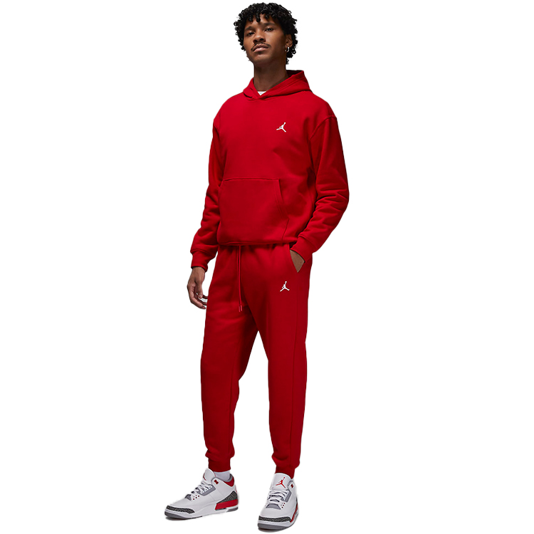 Брюки Nike M J ESS FLC PANT M Красный Мужской photo 4
