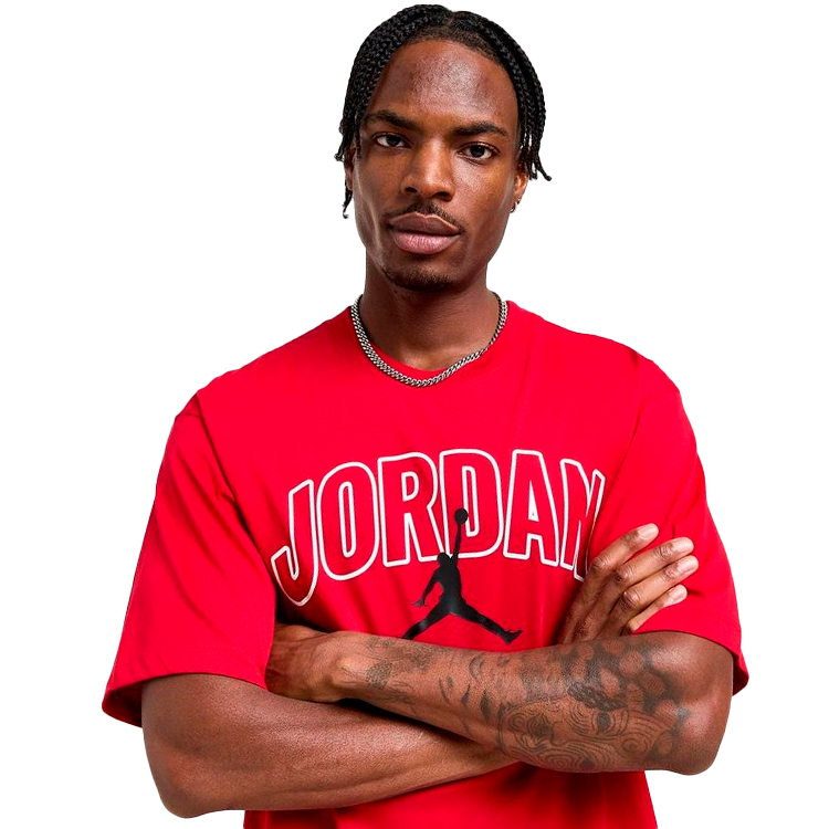 Футболка мужская Nike M J BRK ARCH JD HBR SS CREW XXL Красный photo 4