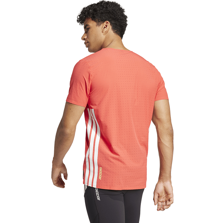 Tricou bărbătesc Adidas ADIZERO TEE M S Rosu photo 3