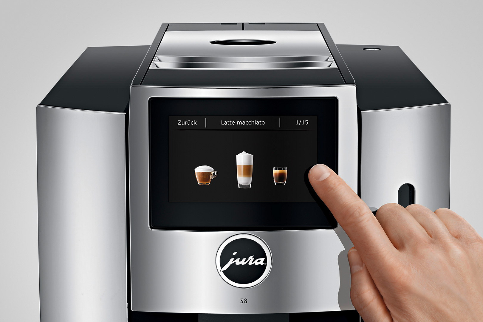 Aparat de cafea Espresso JURA S8 Chrome,15187 / 15 bar / Espresso photo 4