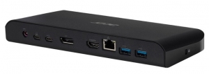 ACER USB Type-C Docking Station ADK620 (NP.DCK11.01D) - 1xAudio, 1xDisplayPort, 1xHDMI, 1xRJ-45, 2xUSB Type-C, 3xUSB 3.0, 135W power adapter thumbnav 1