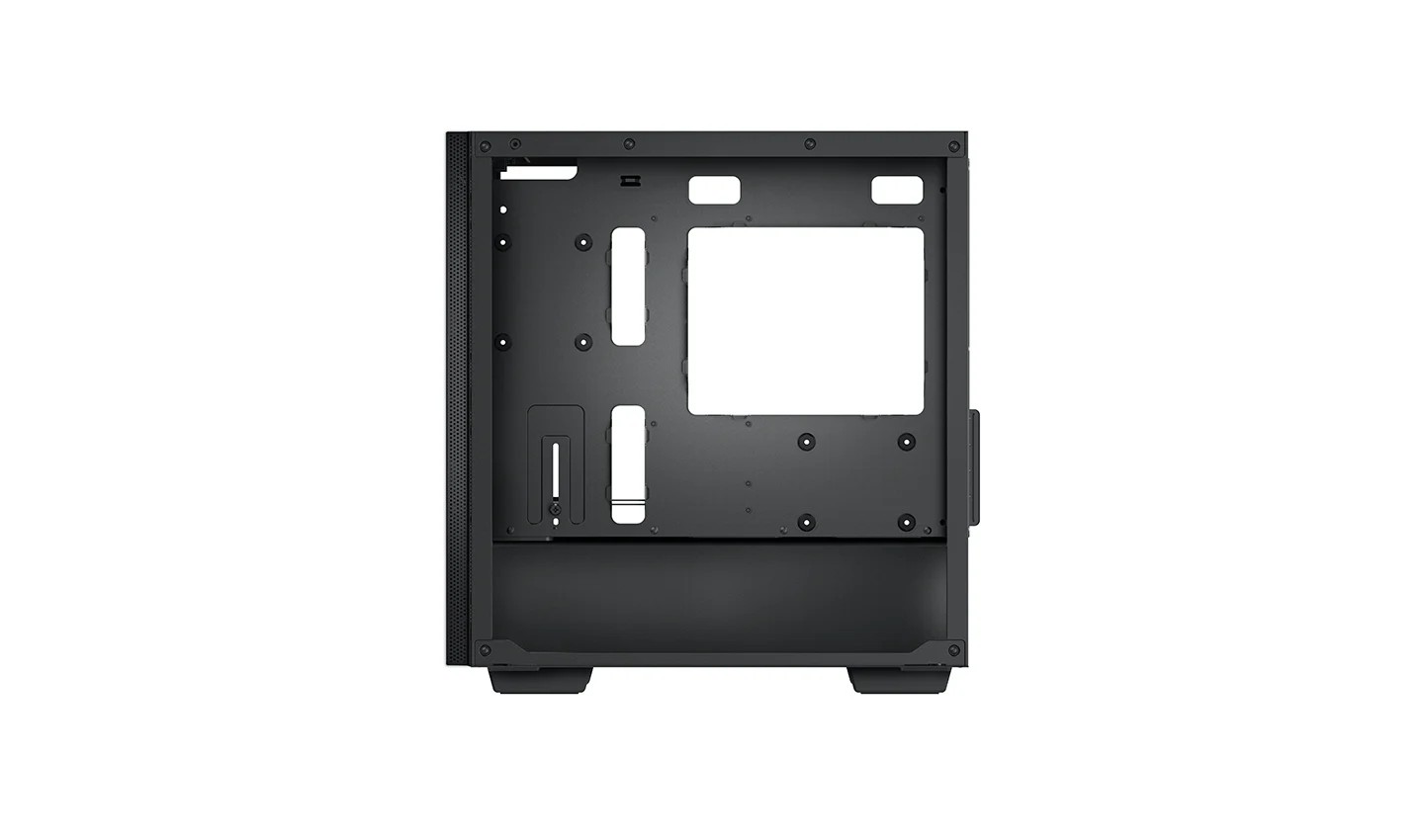DEEPCOOL "MACUBE 110 WH" Micro-ATX Case, with Side-Window (Tempered Glass Side Panel) Magnetic, without PSU, Tool-less, Pre-installed: Rear 1x120mm DC Fan, 2xUSB3.0, 1xAudio, Adjustable GPU holder, Push-pin SSD holder, White photo 2