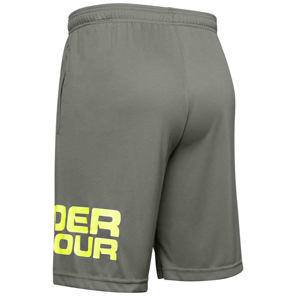 Sorti de bărbați Under Armour UA TECH WORDMARK SHORTS L Gri photo 3
