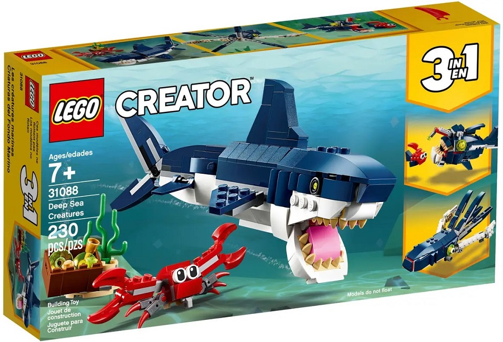 Constructor Lego Creator Deep Sea Creatures 31088 de la 7+ ani photo 1 Constructor Lego Creator Deep Sea Creatures 31088 de la 7+ ani photo 1