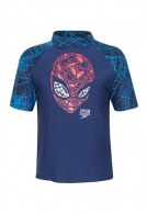 Костюм для плавания Speedo ESS SHORT SLEEVE SUNT IM NAVY/RED thumbnav