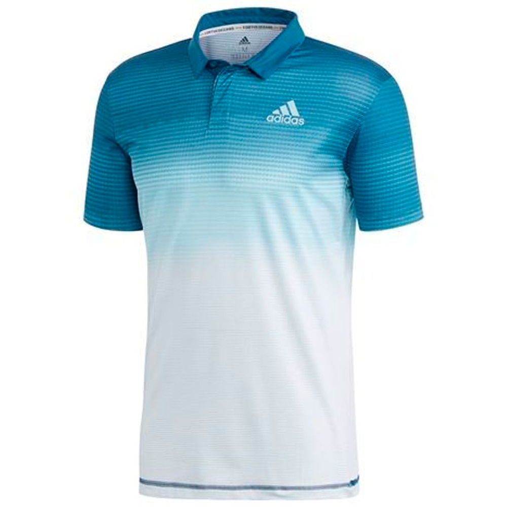 Мужские Поло Adidas PARLEY POLO S Белый photo 1