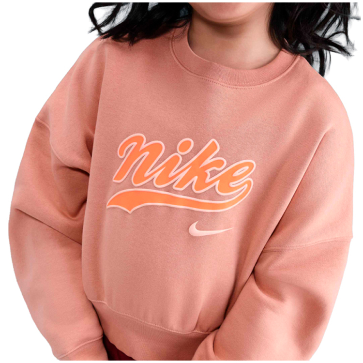 Jacheta Nike G NSW TREND FLC CRP CREW M Roz Femei photo 3