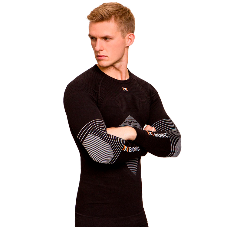 Tricou termica cu maneca lunga X-Bionic ENERGIZER 4.0 SHIRT LG SL L Negru Barbati photo 4