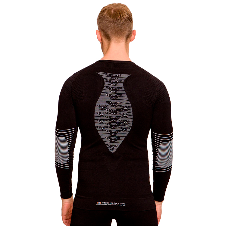 Tricou termica cu maneca lunga X-Bionic ENERGIZER 4.0 SHIRT LG SL L Negru Barbati photo 5