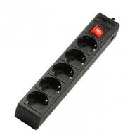 Surge Protector SVEN Optima Base, 5 Sockets, 5m, Black thumbnav 1