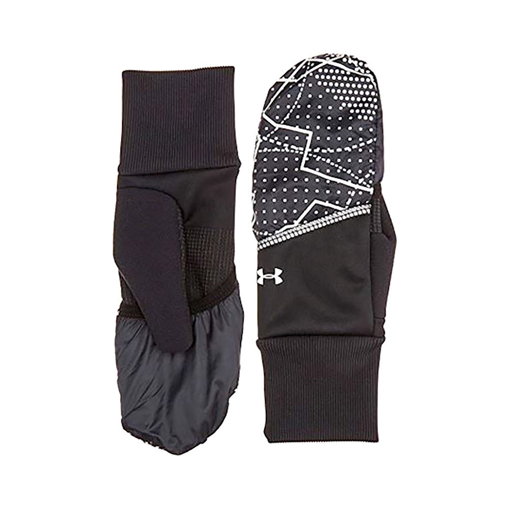 Перчатки для бега Under Armour UA Convertible Glove Черный/Белый photo 1 Перчатки для бега Under Armour UA Convertible Glove Черный/Белый photo 1