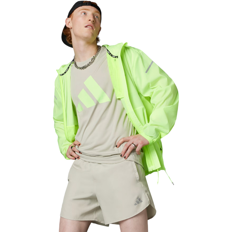 Sorti de bărbați Adidas RUN IT SHORT XS Bej photo 2