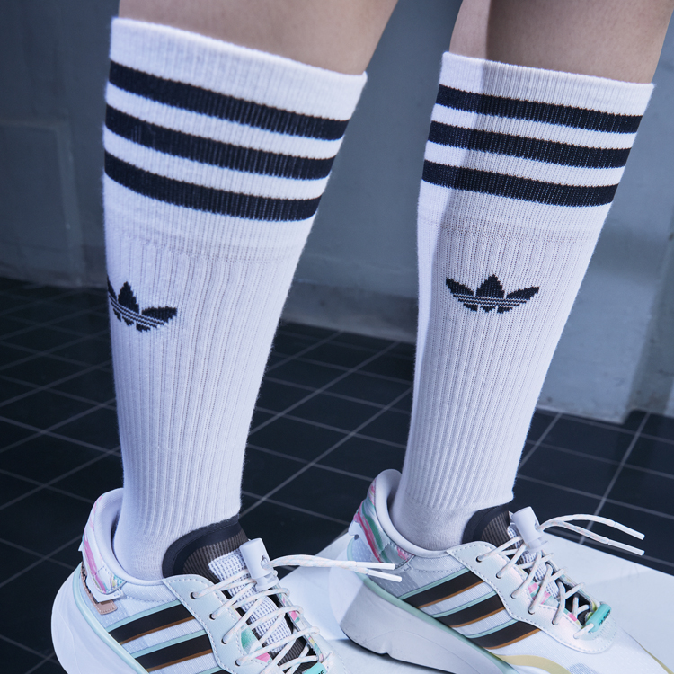 Носки Унисекс Adidas SOLID CREW SOCK ORIGINALS 39-42 Белый photo 4
