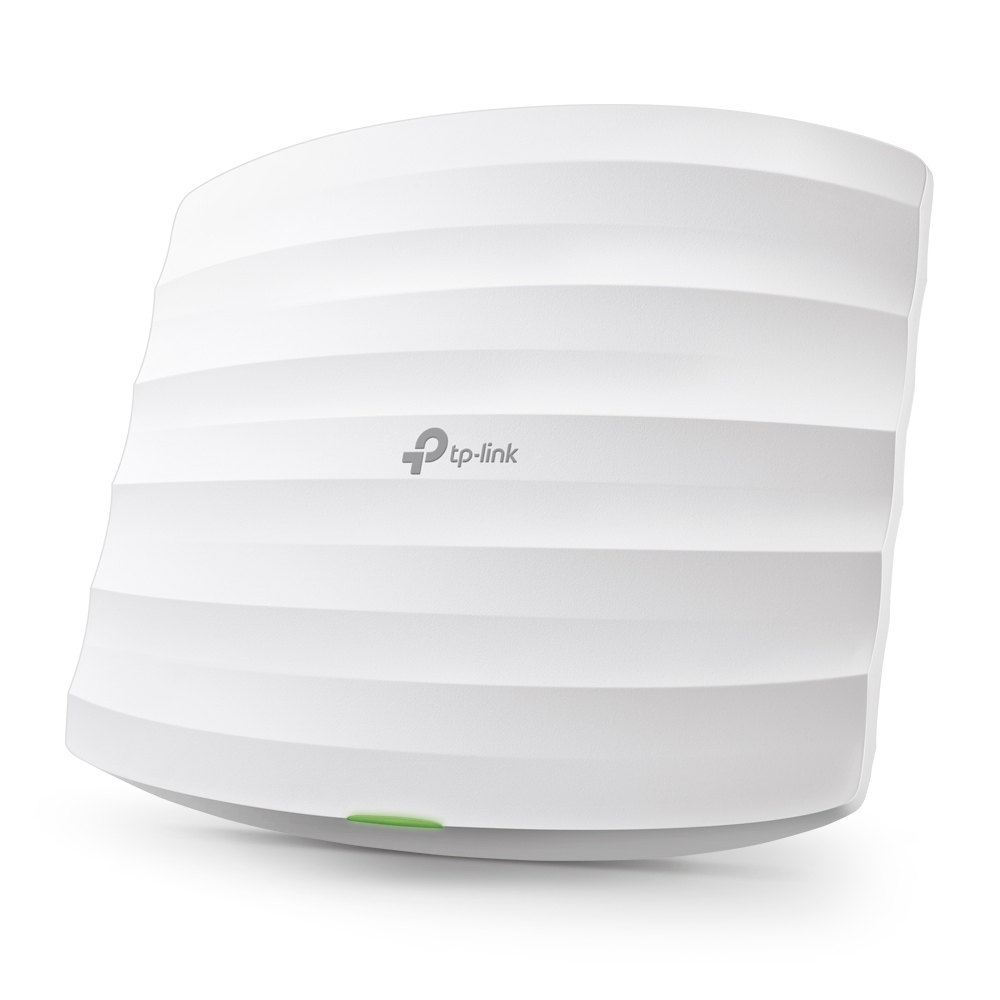 TP-LINK Auranet EAP225 AC1350 Wireless Ceiling Mount Access Point, 867Mbps on 5GHz + 450Mbps on 2.4GHz, 802.11ac/n/g/b, MU-MIMO, PoE 802.3af/at or Passive PoE 24V (+4,5pins; -7,8pins. PoE Adapter Included), 1 x Gigabit LAN Port (support IEEE802.3af/at Po photo 1