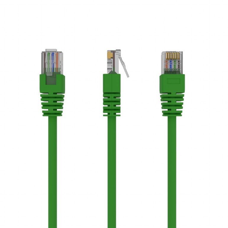UTP Cat.5e Patch cord, 3m, Green photo 1
