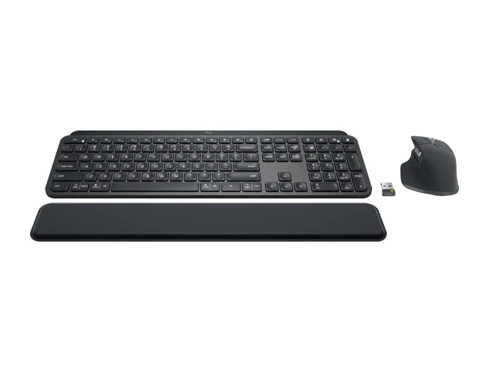 Tastatura si mouse Wireless Logitech MX Keys Combo for Business | Gen 2, Graphite photo 2