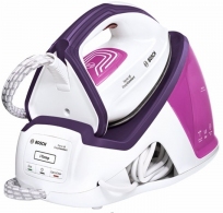 Generator de aburi Bosch TDS4020, 2400 W, 180 g/min si mai mult, 1400 ml, Alb-violet thumbnav 1