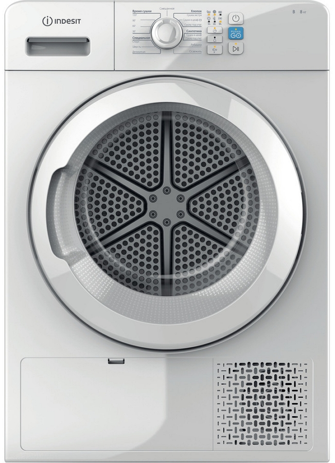 Сушильная машина Indesit YTCM088B / 8 кг / B / Белый photo 1