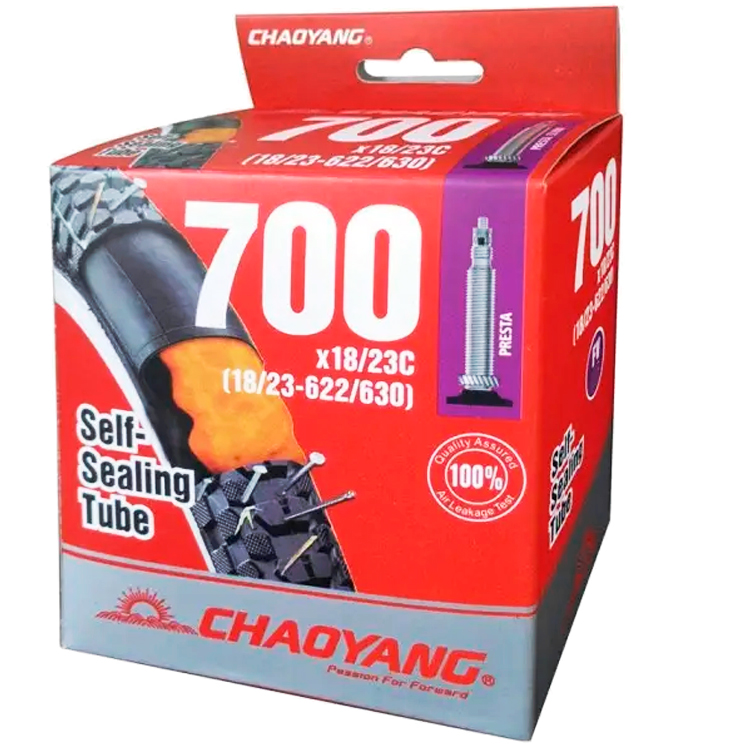 Велосипедная камера Chaoyang Y122308F 700*23 FV 48 mm Китай photo 1