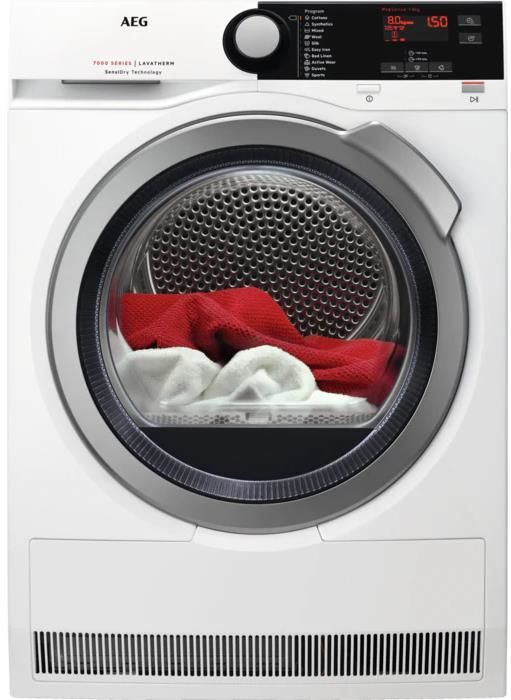 Masina de uscat rufe AEG T7DBE38S / 8 kg / A+ / Alb photo 1 Masina de uscat rufe AEG T7DBE38S / 8 kg / A+ / Alb photo 1
