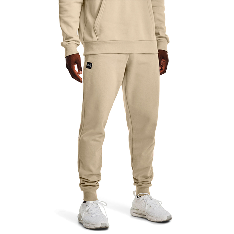 Брюки Under Armour UA Rival Fleece Joggers L Бежевый Мужской photo 2
