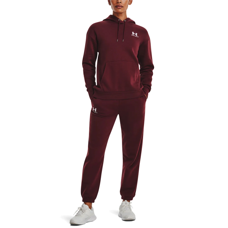 Брюки Under Armour Essential Fleece Joggers M Бордовый Женский photo 4