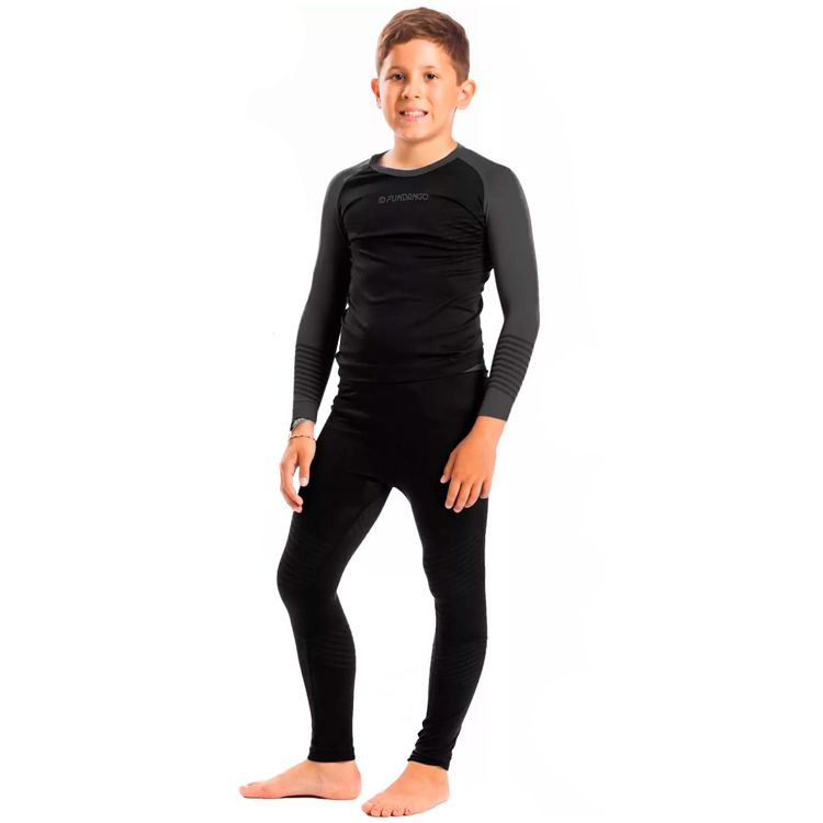 Термобельё Fundango SEAMLESS JR Baselayer Set 116 Черный Мужской photo 1 Термобельё Fundango SEAMLESS JR Baselayer Set 116 Черный Мужской photo 1
