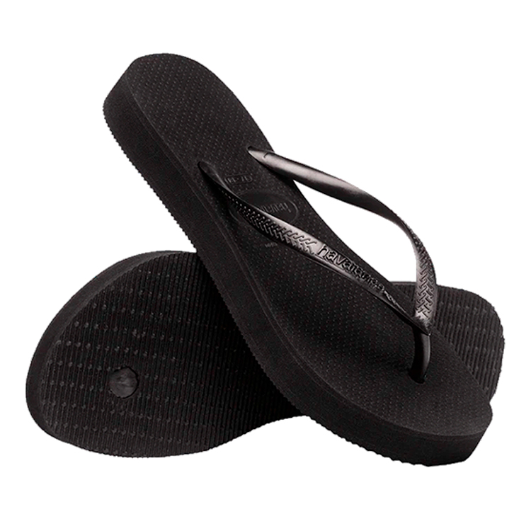 Slapi Havaianas SLIM FLATFORM pt Femei / 35/36 / Negru photo 3