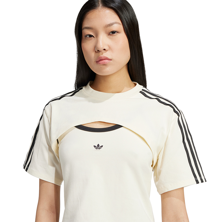 Футболка Adidas CUT-OUT TEE XXS Бежевый Женский photo 4