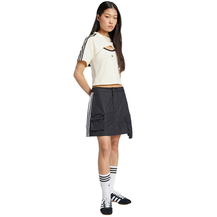 Футболка Adidas CUT-OUT TEE XXS Бежевый Женский photo 5