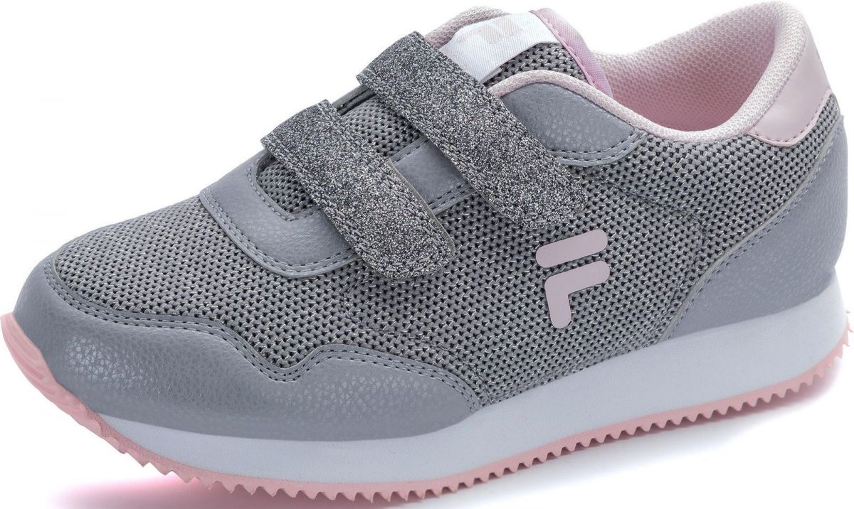Кроссовки Fila RETRO V / 33 см / Серый/Розовый photo 3