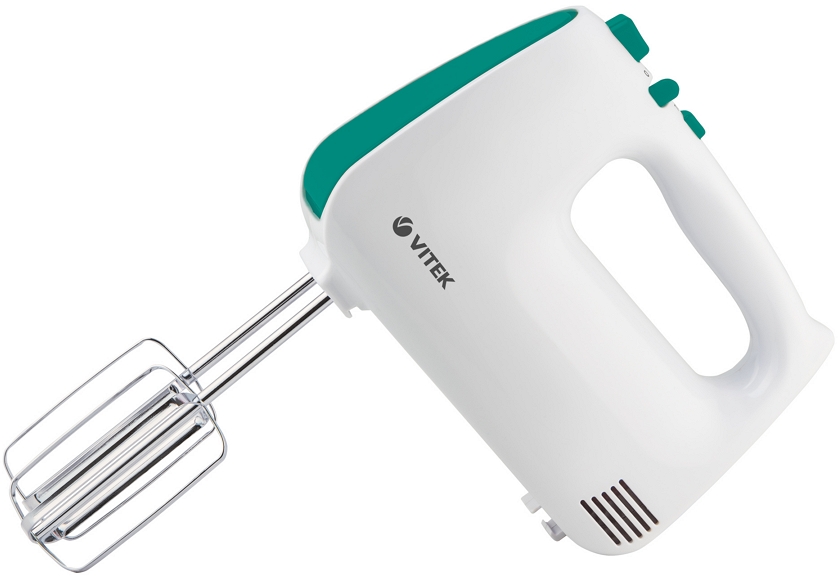 Миксер Ручной Vitek VT1490 / 5 скоростей / Белый photo 1