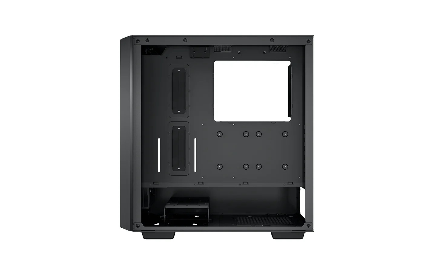 Carcasa DEEPCOOL CG560 / w/oPSU / Side-Window / 4x120mm / ATX / Black photo 6