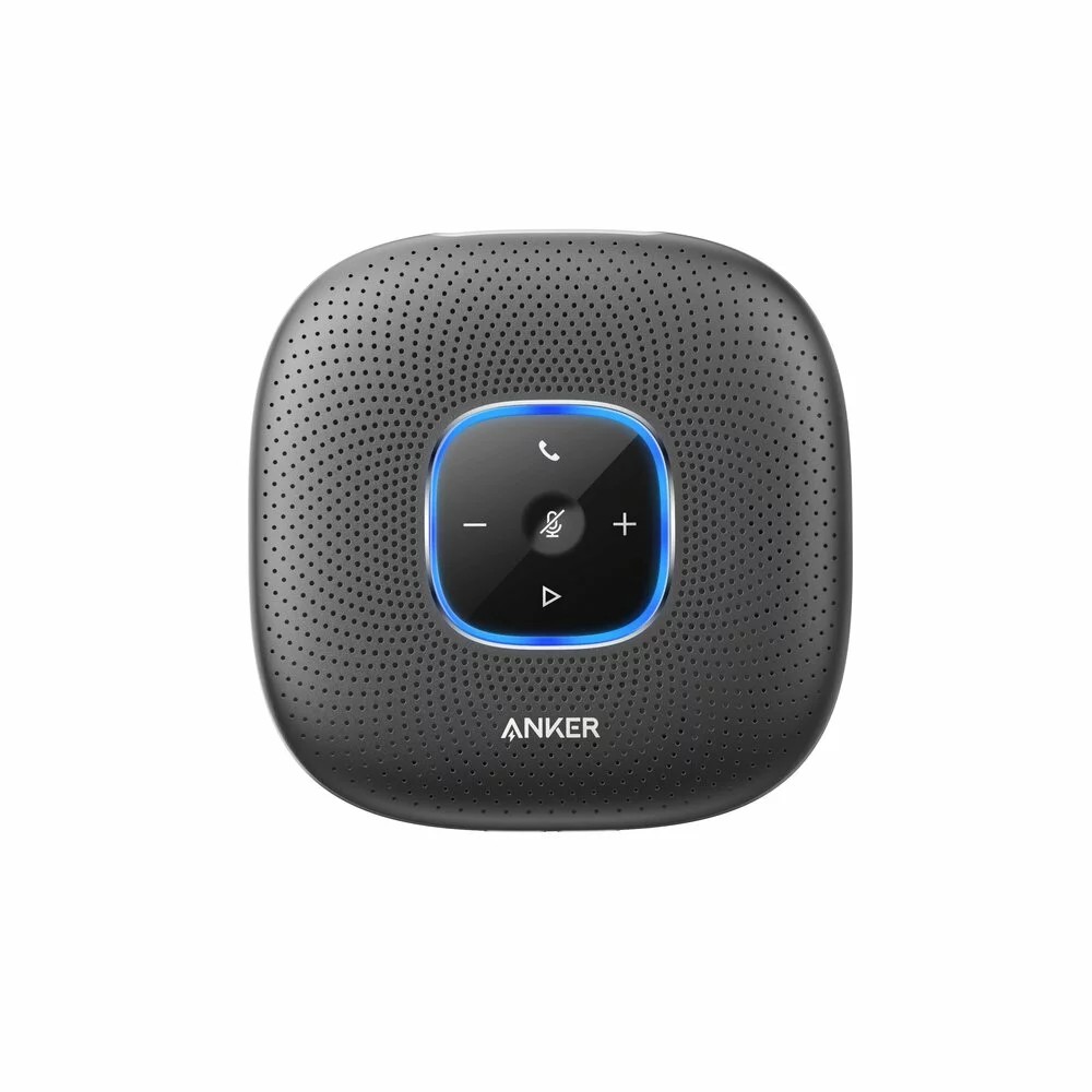 Anker Wireless Speaker PowerConf, 6 microphones, 360° up to 10 m, USB-C, Bluetooth 5.0, Li-Ion, 6.700 mAh, Android/iOS, black photo 1