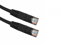 UTP Cat.5e Patch cord, 1m, Black thumbnav 1
