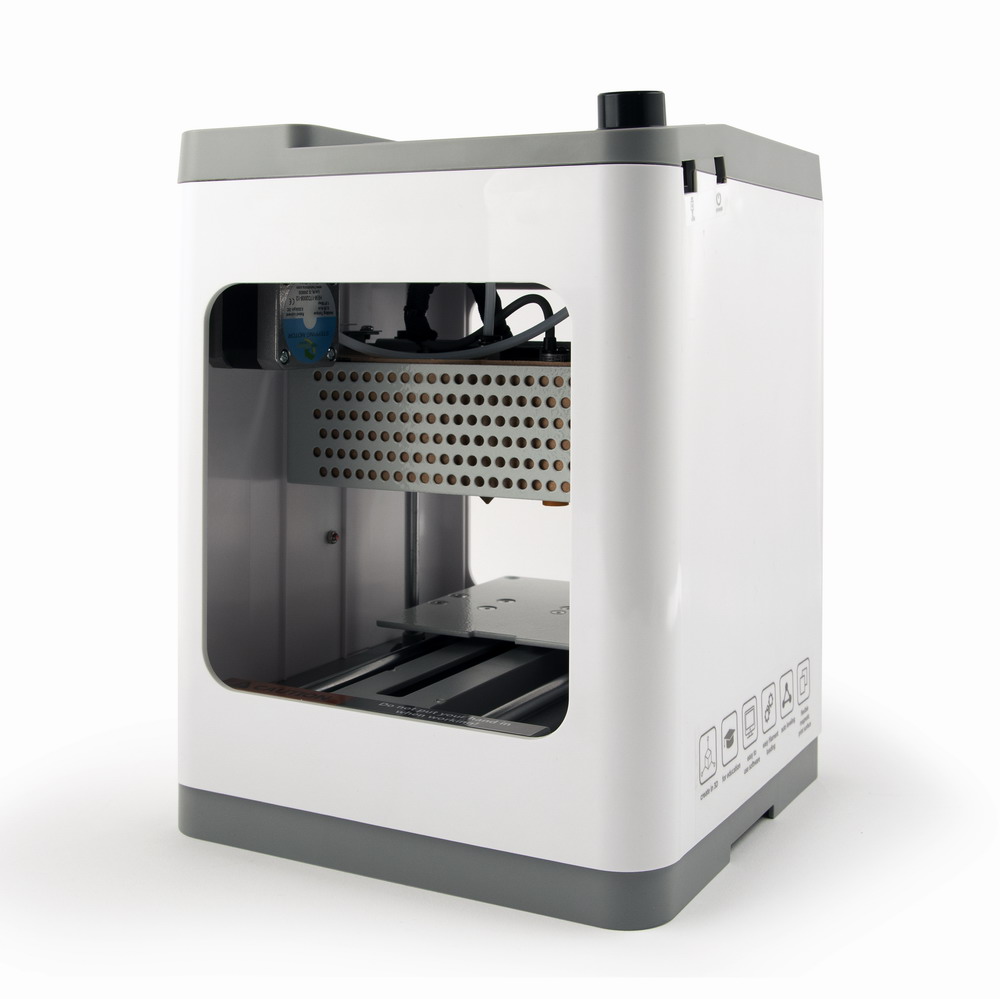 Gembird 3D Printer Gemma, Auto filament feeding and retracting, Magnetic platform with auto leveling function, 3.5'' LED display, SD-card, Filament: PLA, PLA+ spool, 1.75 mm photo 1